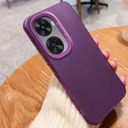 Luxurious Metallic Aurora Skin Matte Case for Huawei nova 12 SE (IMD purple)