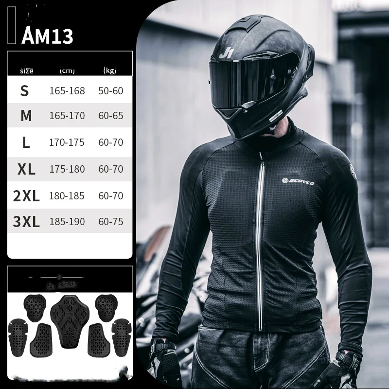 Motorcycle Armor SCOYCO AM13 CE ESA Jacket Moto Armour Men Protector Guards Motocross Cycling Protective Armadura de motocicleta motorcycle armor motorcycle body armor body protector motorcycle jackets
