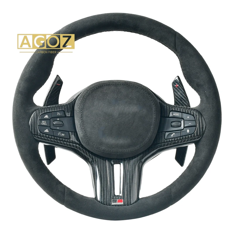 

Customized For Toyota Supra A90 GR GR86 Prado 150 120 Land Cruiser Innova Sports Racing Cars Forged Carbon Fiber Steering Wheel