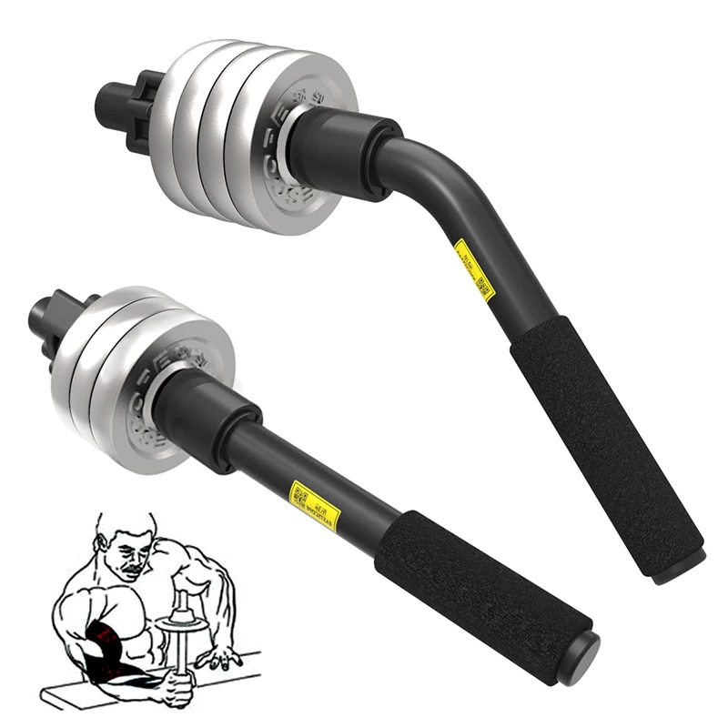 Gym Home Arm Trainer Forearm Muscle Strength Exerciser Bicep Tricep Workout Attachment Fitness Dumbbell Bar Hand Grips Equipment