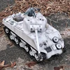 Henglong RC Tank 1/16 M4A3 Remote Control Tank RTR Tracked Off-road Armored Vehicle Toys for Boys Tank Model Toy 1