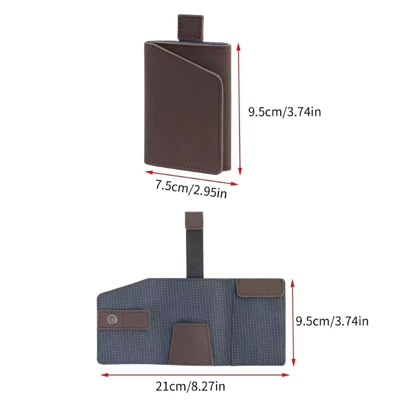 Drawstring Men Card Wallet Coin Purse Wallet Suitable for All Occasions