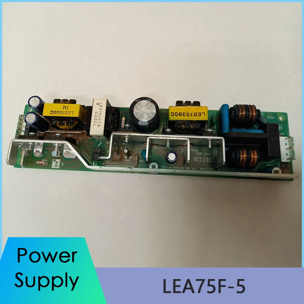 For COSEL INPUT AC100 240V 50 60Hz 1 1A OUTPUT 5V 15A Power Supply LEA75F 5