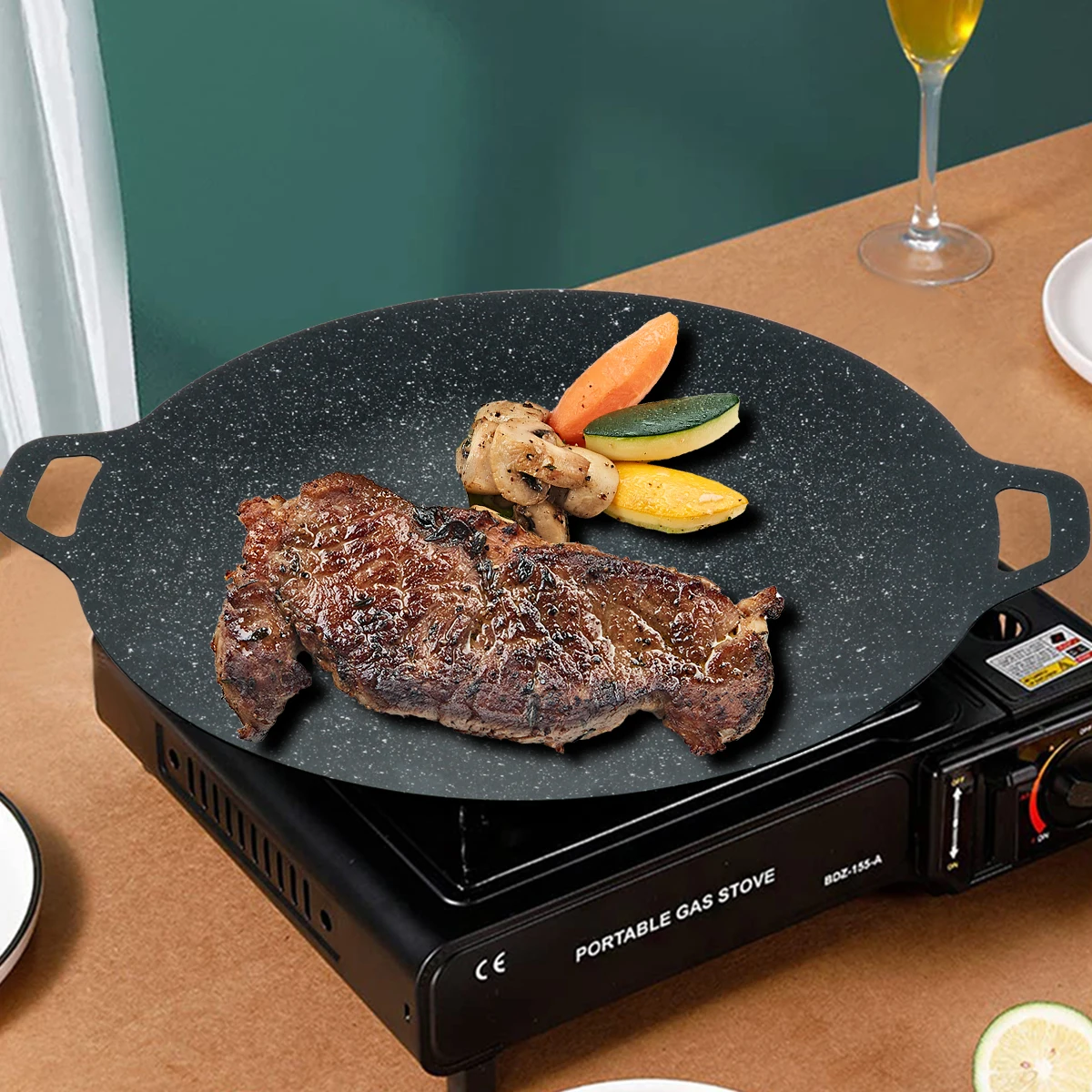Multi-Griddle Tawa Iron Plate Korean Barbecue Grill - 30M