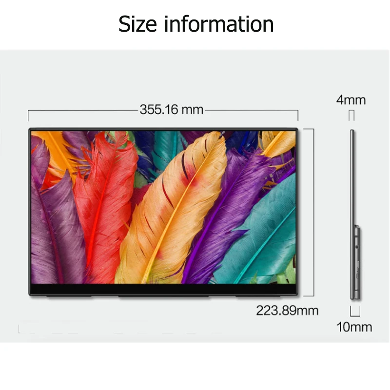 Ŀ Ȧ ִ ޴  UHD ġũ, LED ü , USB CŸ, HDMI2.0  ɾ 550 , 15.6 ġ, 4K