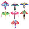 1.4M 3D Mermaid/Unicorn/Peacock/Dragon/Horse Kite For Kids Nylon Kite Toys Fly Kites Outdoor Spring Summer Autumn Toy Kids Gift 1