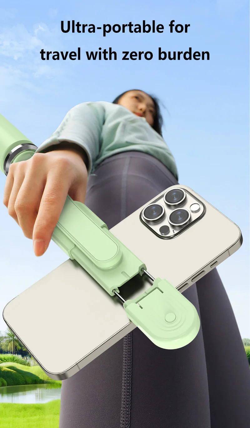 Bluetooth Selfie Stick Stativ Mit Handyhalterung Für Reisen_voghion.com