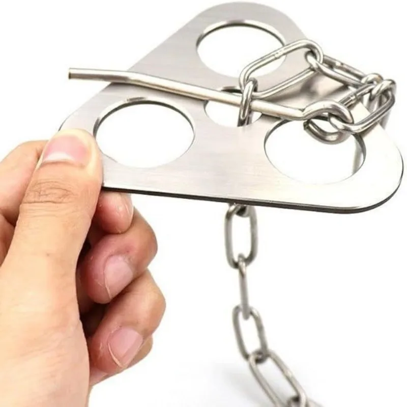 1pc Detachable Outdoor Barbecue Tripod Hanging Adjustable Hanging Stainless Steel Detachable Campfire Cooking Accessories Set