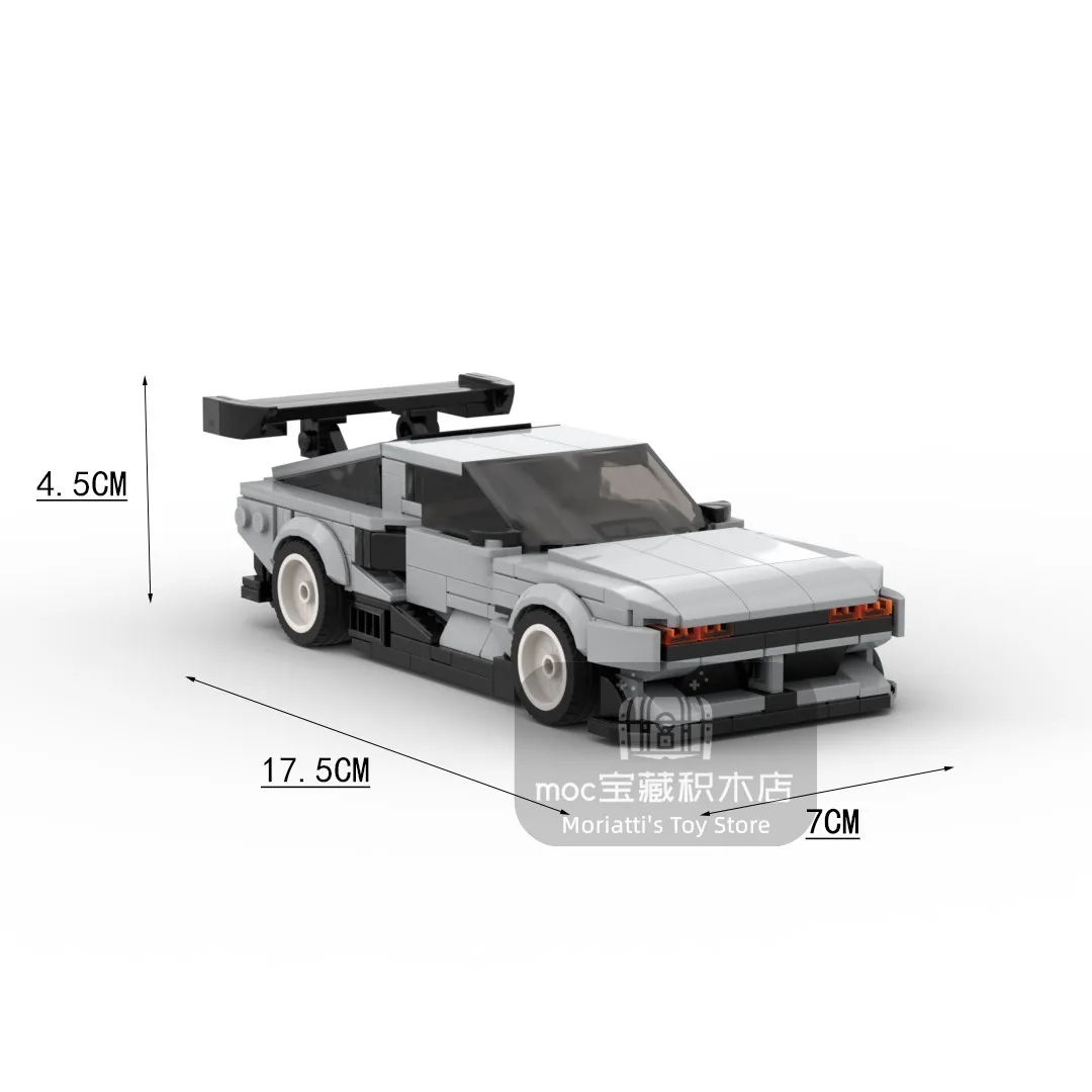 MOC-décennie s de construction de véhicules de sport pour garçons, Fast &  Furious 1 Bricks
