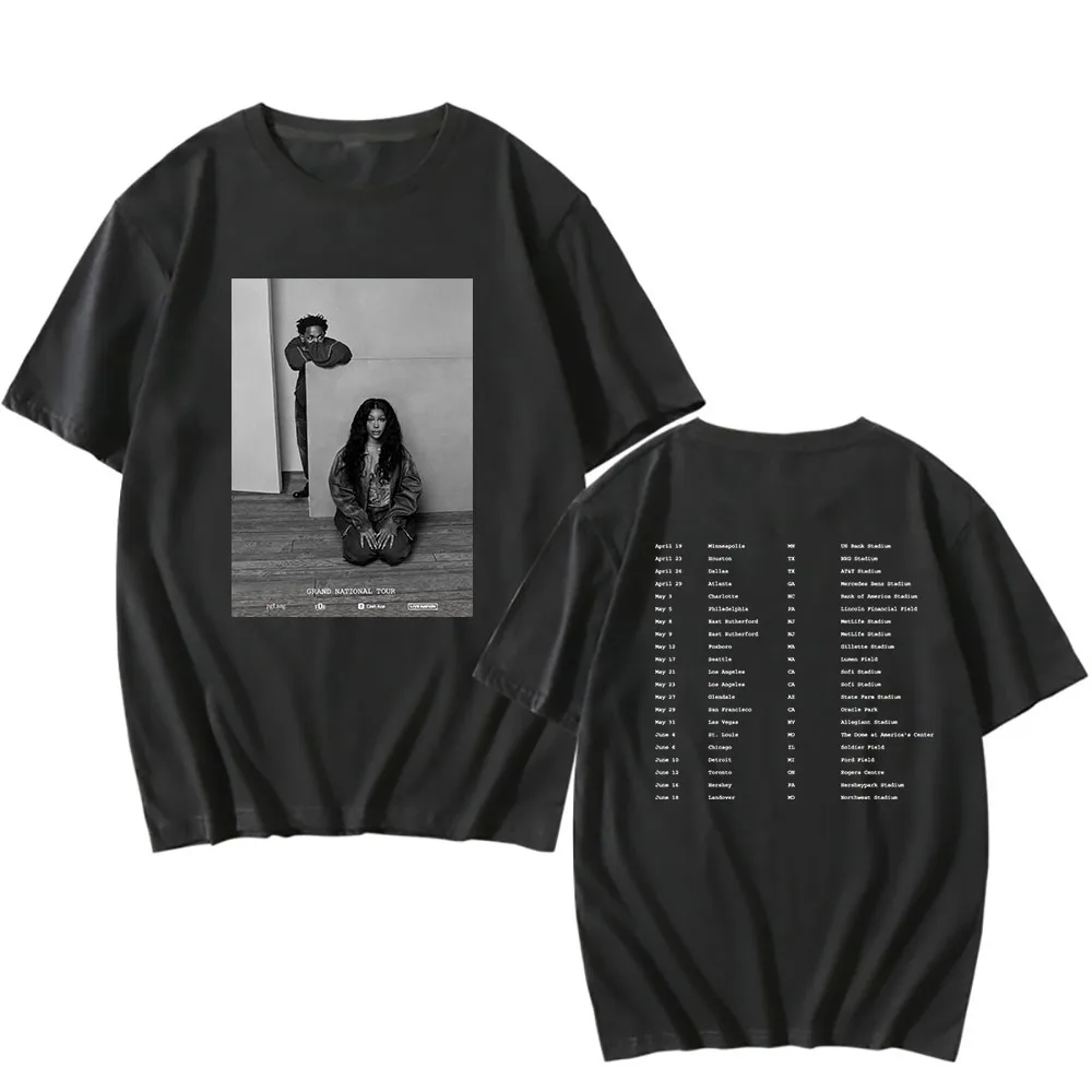 Kendrick Lamar X SZA GrandNational Tour 2025 Tshirts GNX
