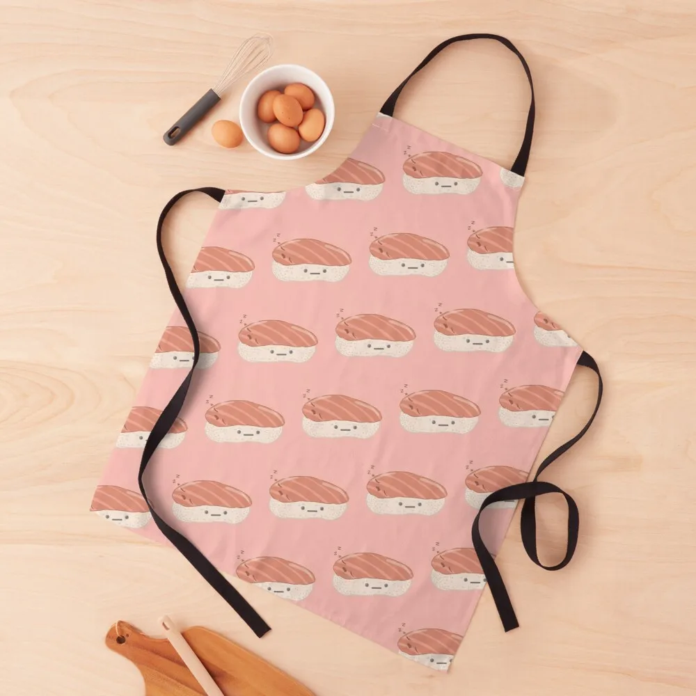 

Cute Salmon Nigiri Pattern Apron apron funny funny apron apron fashionable