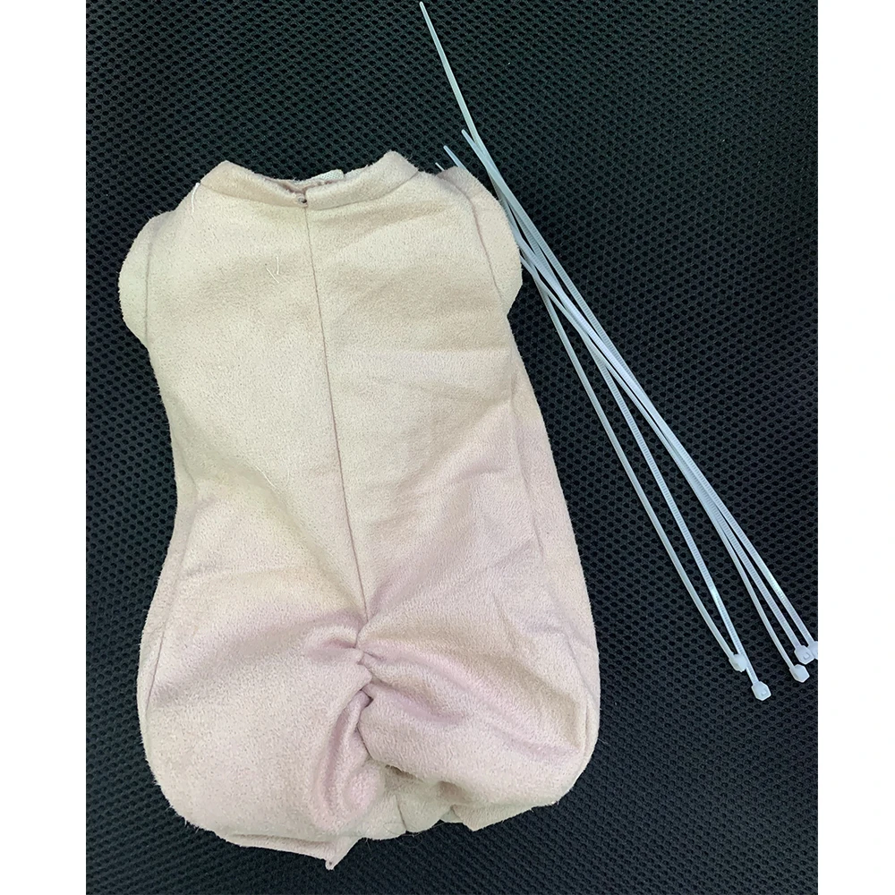 

16-29inch Reborn Doll Kit Accessories Toys Cloth Body Reborn Doe Suede Supply Kit Soft Full Limbs Baby Toddler Solid DIY Gift