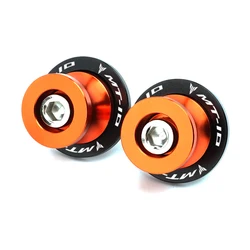 Universal Motorcycle Swingarm Spools Sliders Stand Screws (6MM) - Premium Motorcycle Accessories (Orange MT10)