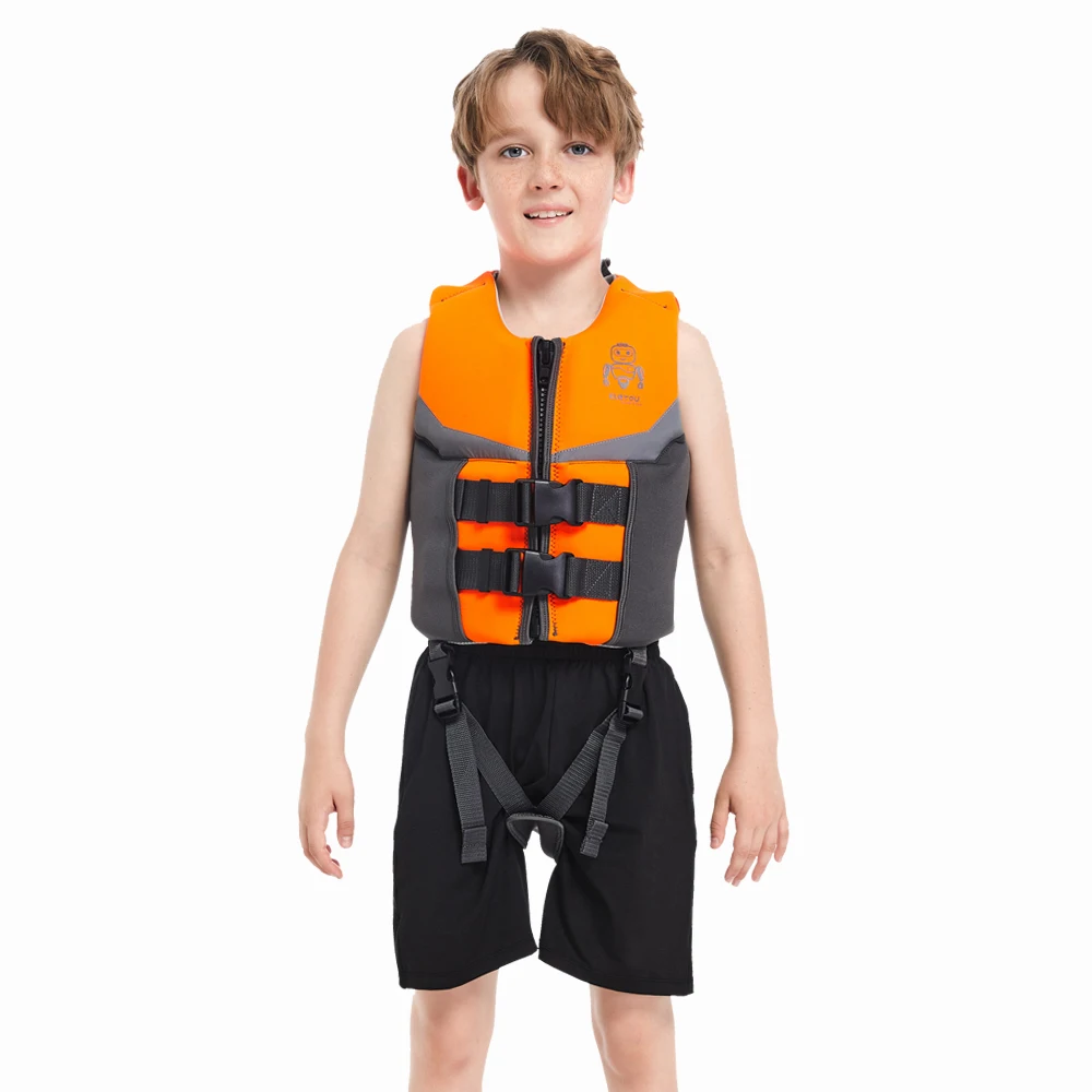 Children Snorkel Vest Life Jacket For Boys Girls Buoyancy Swim Vests Kids  Surf Buoyancy Swimwear Flotation Swimming Aid