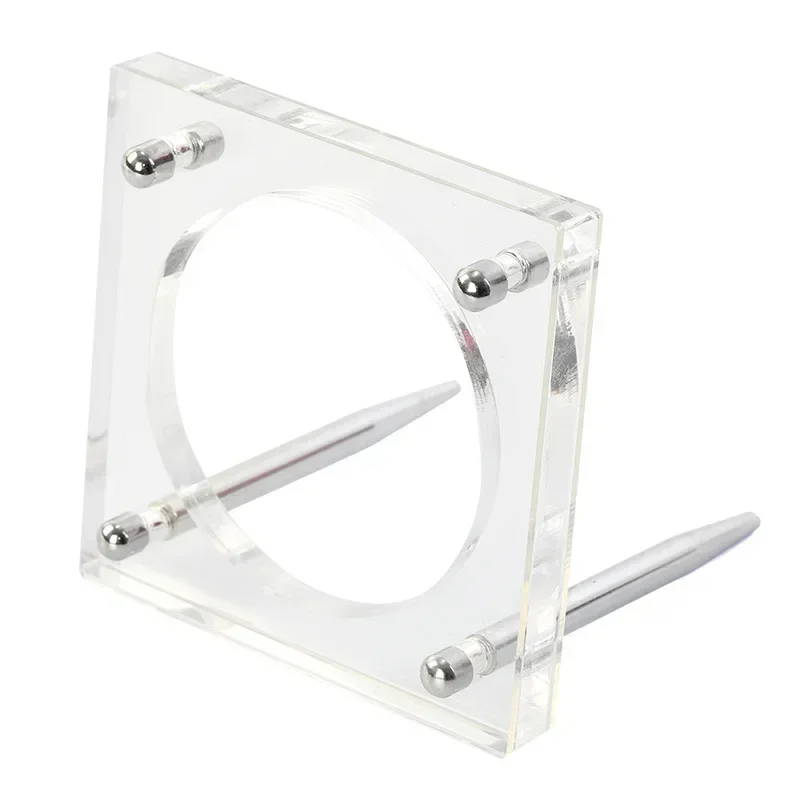 44/58/75mm Acrylic Badge Display Stand Goods Tray Porous Badge Storage Box Goods Beautification Display Box Brick