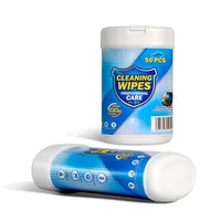 Wipes for Computer Screen Cleaning Portable Disposable Wipes Tub 50 Sheets Ideal for Laptops Tablets and Electronics Cleaning 2