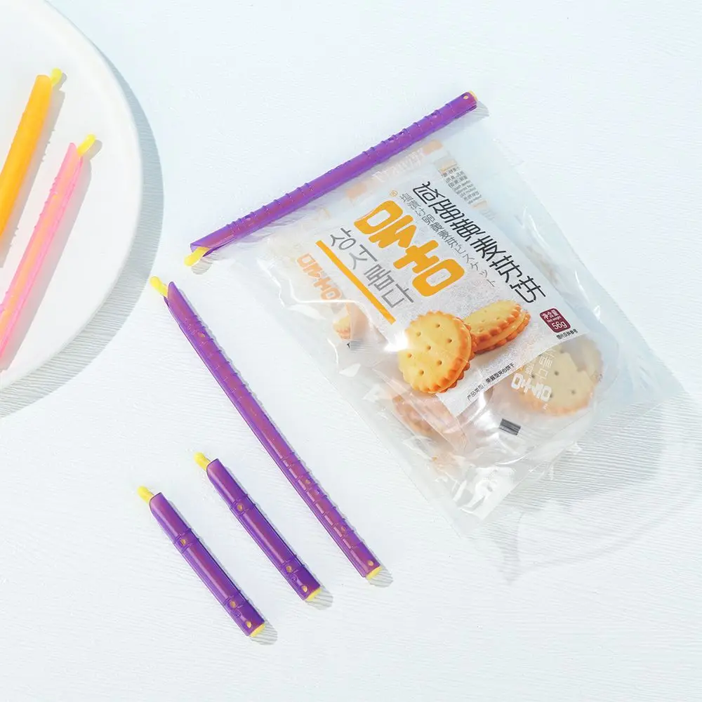 5PCS Magic Bag Sealer Stick Food Bag Sealing Clip Fresh Lock Stick Household Kitchen Storage Refrigeration Tool for sealing clips,bag clips,bread bag clips,kitchen bag clips,storage bag clips