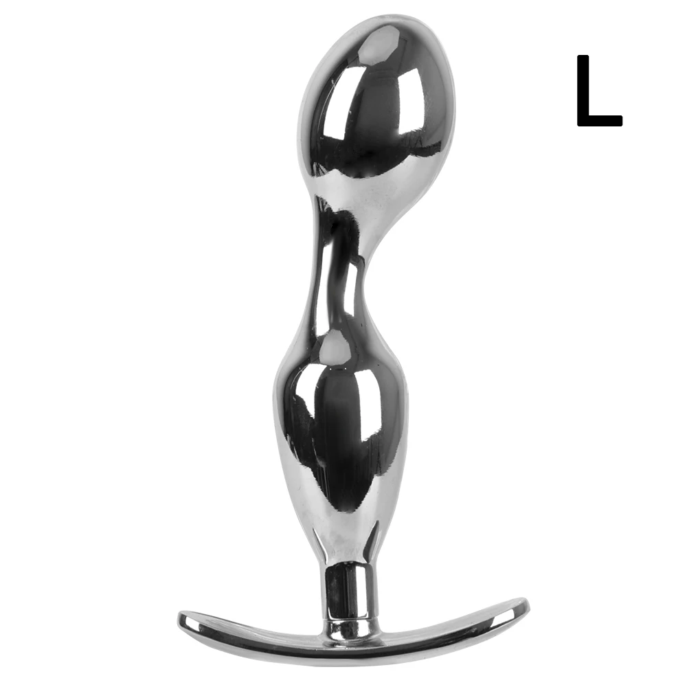 Nerūsējošā tērauda prostatas masāžas seksa rotaļlietas vīriešiem, sievietēm, geju erotiskie produkti pieaugušajiem, metāla anālā stimulatora dibens_voghion.com