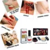 Professional Halloween Makeup Kit Fake Wound Scar Fake Blood Paint Scar Wax Halloween Special Effect Make Up Halloween Cosmetics 6