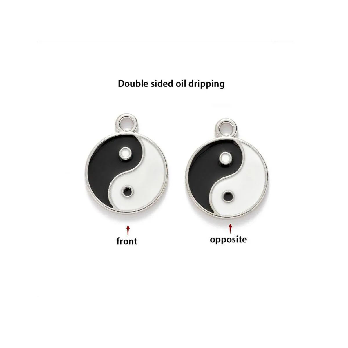 양면 Bagua Tai Chi 휴대폰 먼지 플러그, 아이폰 및 C타입 인터페이스 적합