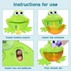 Baby Bath Toys Bubble Machine Frog Music Kids Bath Toy Bathtub Soap Automatic Bubble Maker Baby Bathroom Toy for Children 6