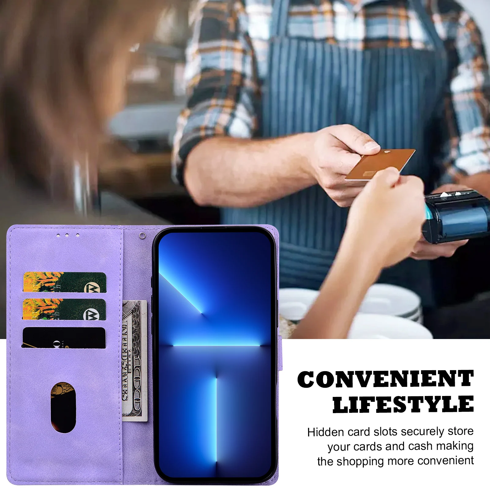 Magnetic Flip Leather Wallet Phone Case