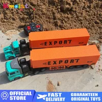 RC Engineering Vehicle Remote Control Construction Truck Heavy Transport Dump Dumper Transporter Container Car Toys for Boys Kid 1