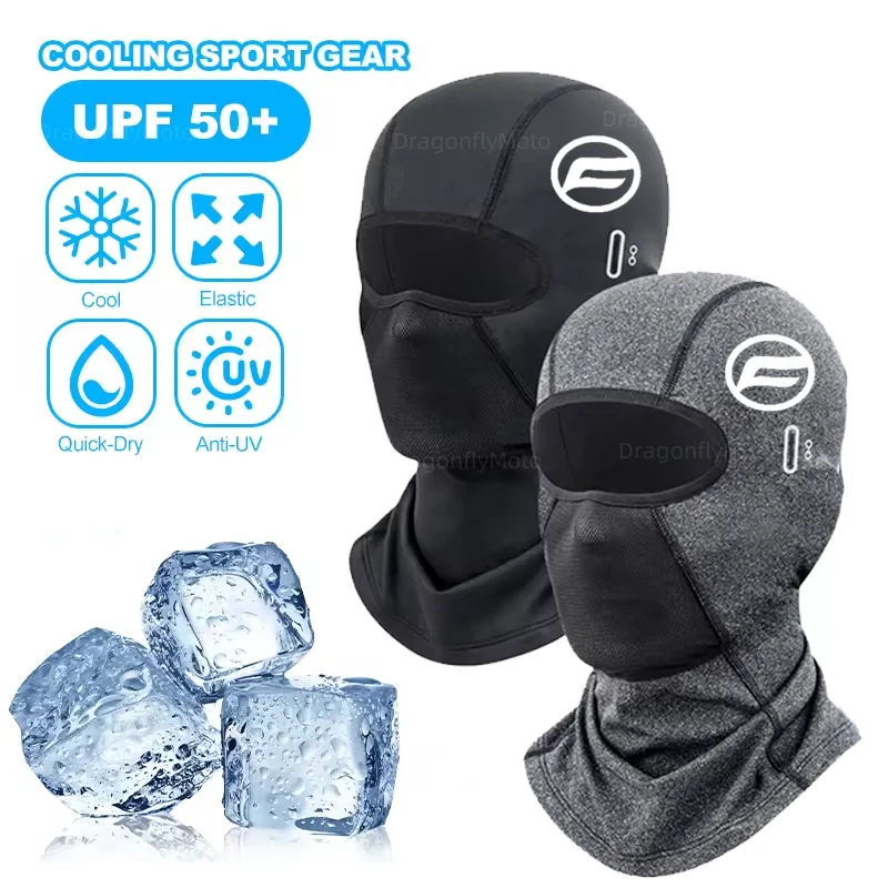 Summer Cooling UV Protection Motorcycle & Cycling Balaclava Hat