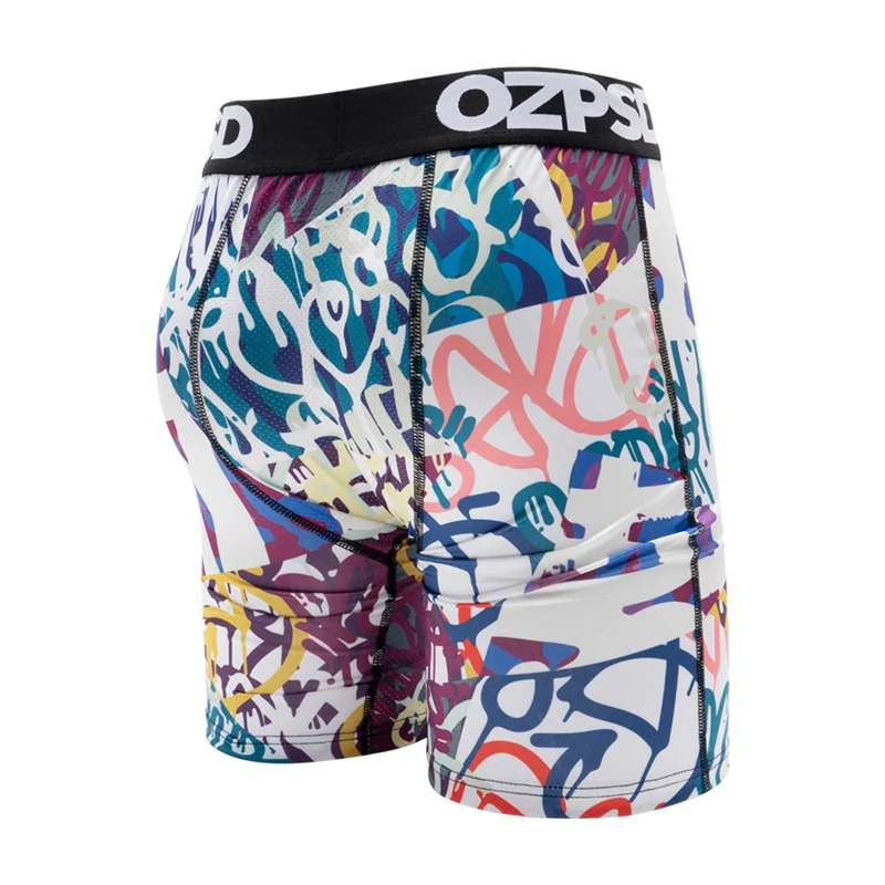 5Pcs Sexy Summer Men Boxer Underwear Breathable Printed Men's Panties Underpants Male Plus Size Man Boxer Briefs Man Boxershorts 6