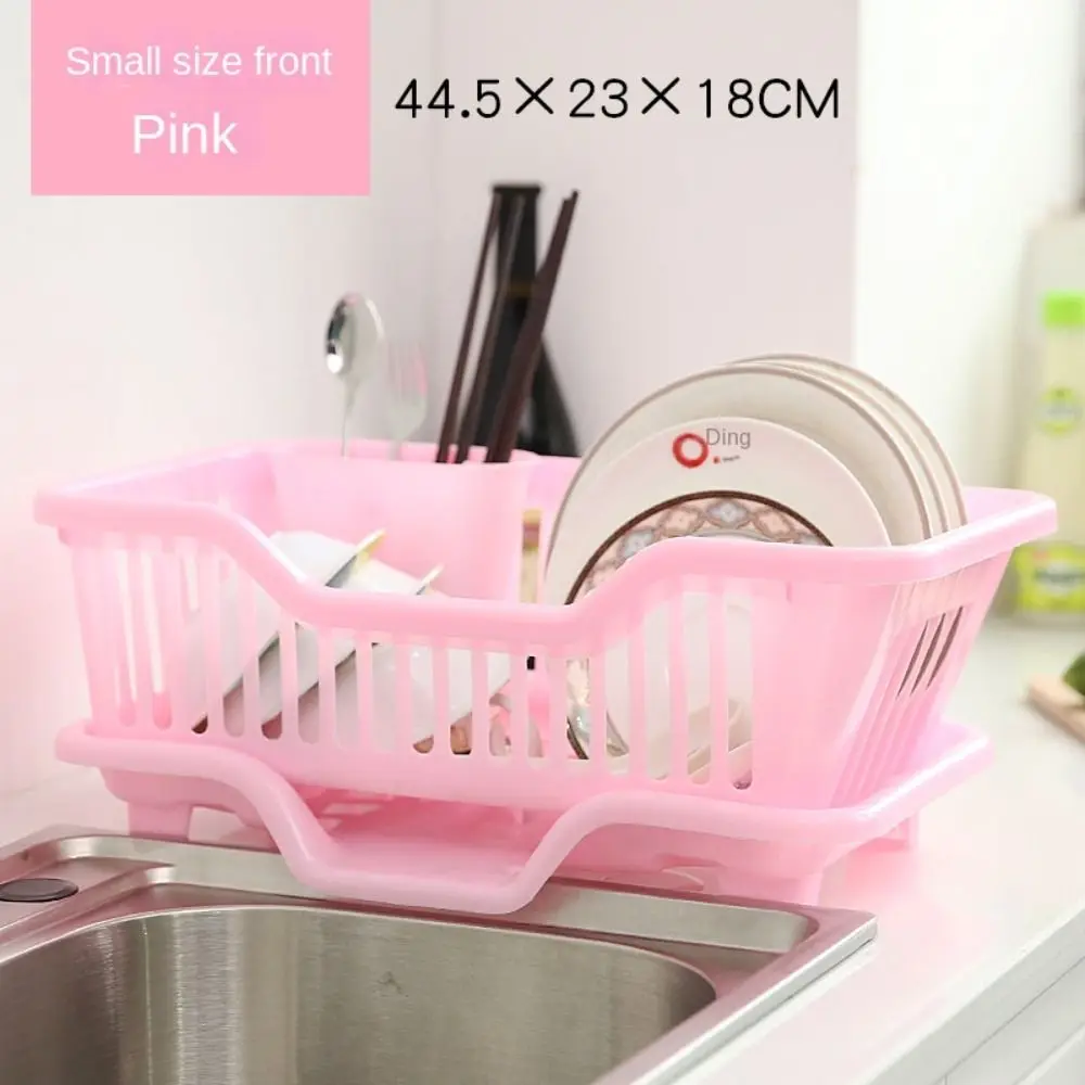 Enhanced Kitchen Dish Drying Rack with Drain Board and Utensil Organizer