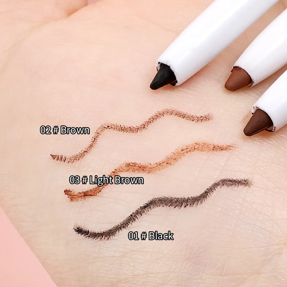 Zwart Bruin Sneldrogende Eyeliner Waterdichte Matte Eyeliner Gel Pen Zachte, Gladde, Duurzame Ooglijn Potlood Hoog Pigment Ogen Make-Up