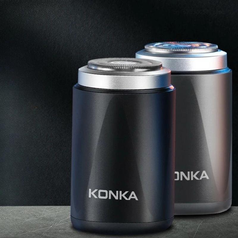 Youpin KONKA Mini Portable Electric Shaver Quick Cleaning Strong High Speed USB Automatic Business Travel Waterproof Shaver Tool 6