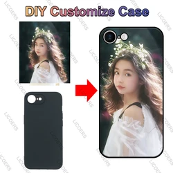 Personalized Photo Print Soft Matte Silicone Shockproof Case - Customizable Protective Cover - iPhone 16e (DIY)