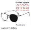 Anti-UV Finished Optical Eye Glasses Myopia Lens For Women Men Sun Photochromism Eyeglasses Degree Oculo -0.5 -1.0 -2.0 To -6.0 1