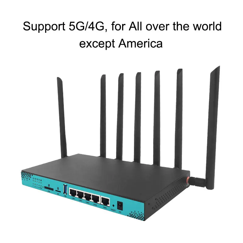 Truly 5g 4g Lte Wifi Router with Sim Card Slot 1200mbps Dual Band CAT 6 Home Industry Long Range VPN Wi-fi Router Modem Gigabit 