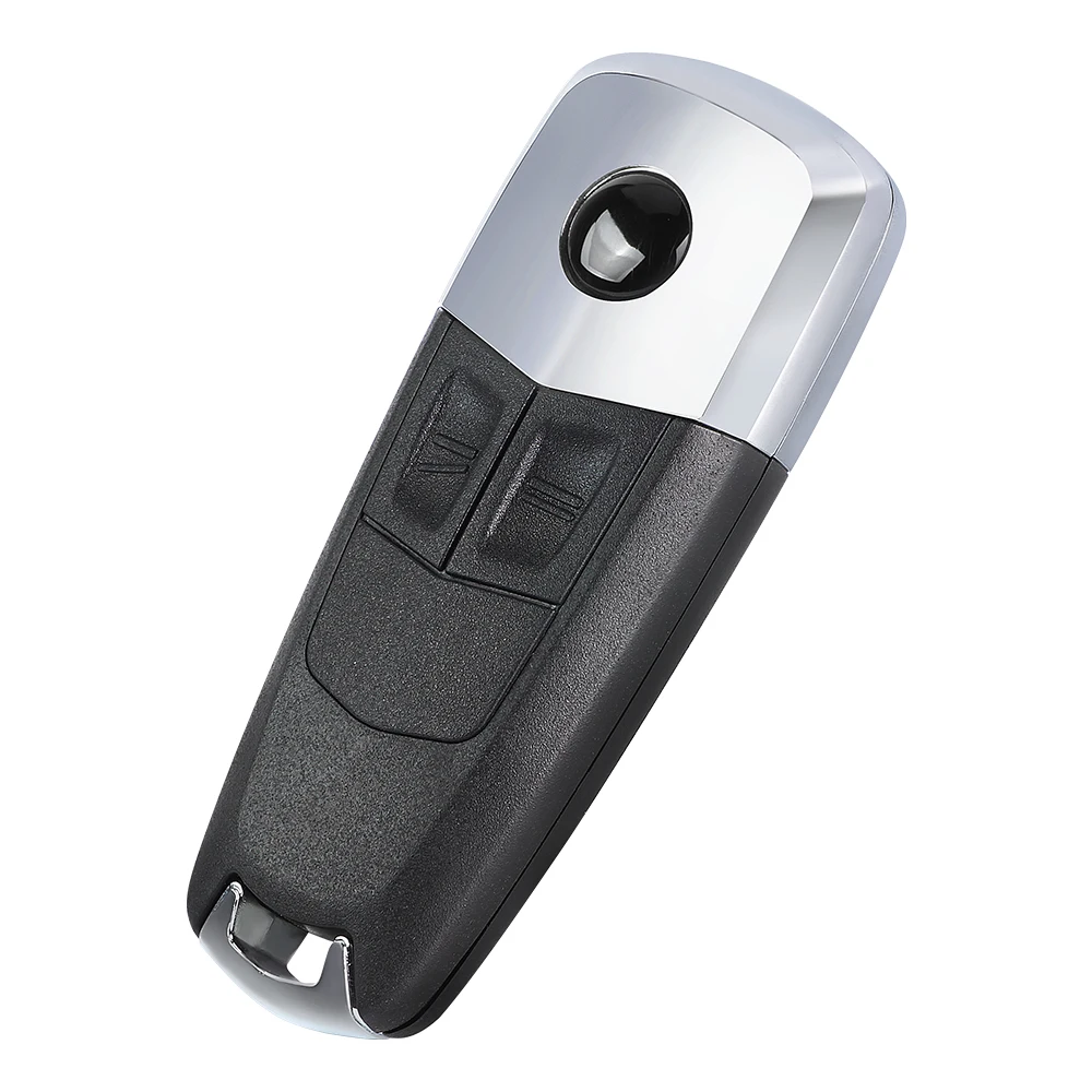 KEYECU Remote Key Shell Case Fob Housing for Opel Astra GTC TT 2-Door Roadster Zafira 2 Buttons No Logo