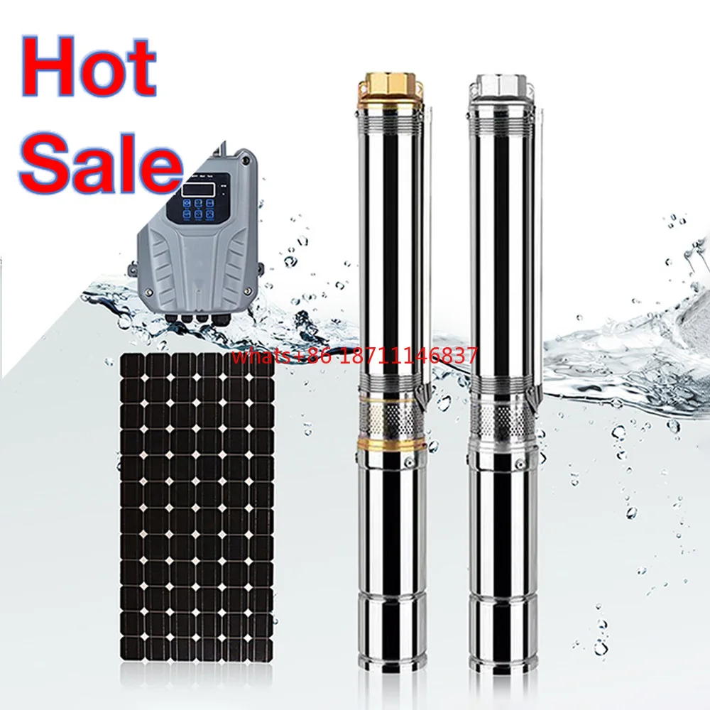 

Long Service Life 1.25 Inch 1500W Dc Brushless Submersible Solar Water Pump For Irrigation