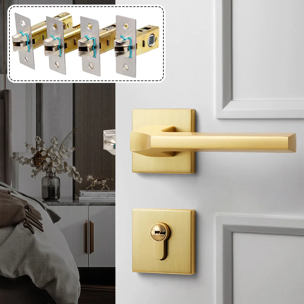 Door Lock Door Latch Mortice Door Tubular Latch Internal Bolt Facility Unsprung Catch 30/35/40/ 45mm Zinc Alloy Doors Hardware Locks