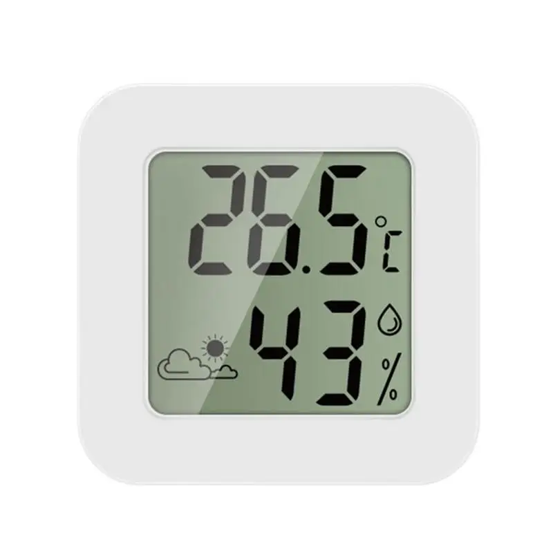 

Гигрометр с мини-термографом температуры с цифровым ЖК-дисплеем, высокоточный монитор температуры для спальни, гаражей