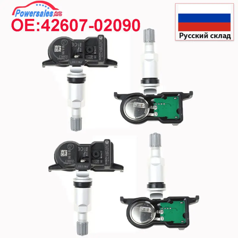 New TPMS Tire Pressure Sensor For Toyota Avalon Camry 4Runner Corolla 433MHz 42607-02090 4260702090 42607-02070 4260702070