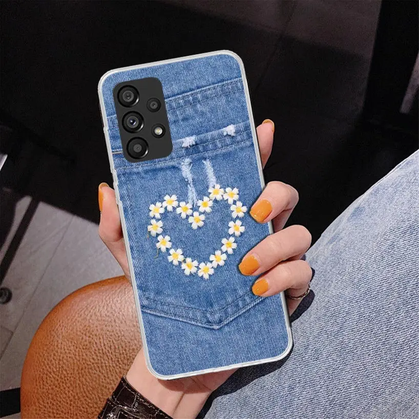 Jeans Cowboy Denim Printed Phone Case