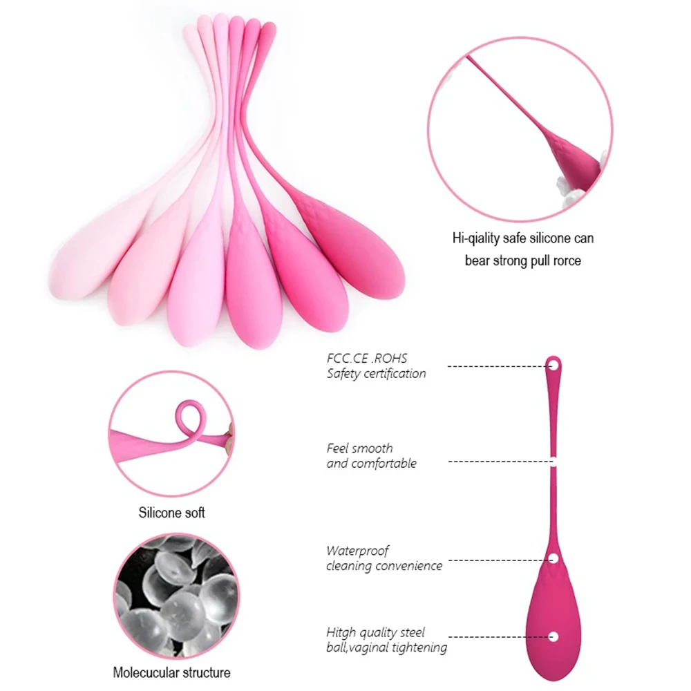 Pelvic Floor Muscle Trainer - Pelvic Floor Tightening and Strengthen Bladder Control - Weighted Exercisers for Women Kegel ball 3