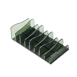 Elegant Eyeshadow Palette Organizer - Sleek Cosmetic Storage Tray - 7 (Wave - green)