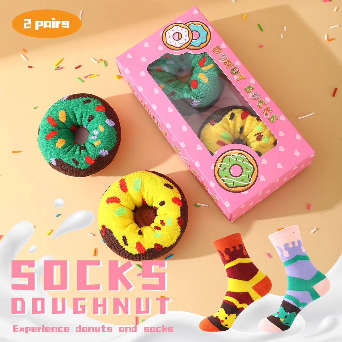 جوارب دونات للجنسين - Shop1103936483 Store