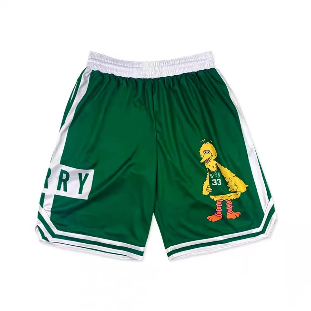 Street basketball pants Big Bird sports pants Basketball shorts Street basketball shorts Training running pants Quick drying Tat