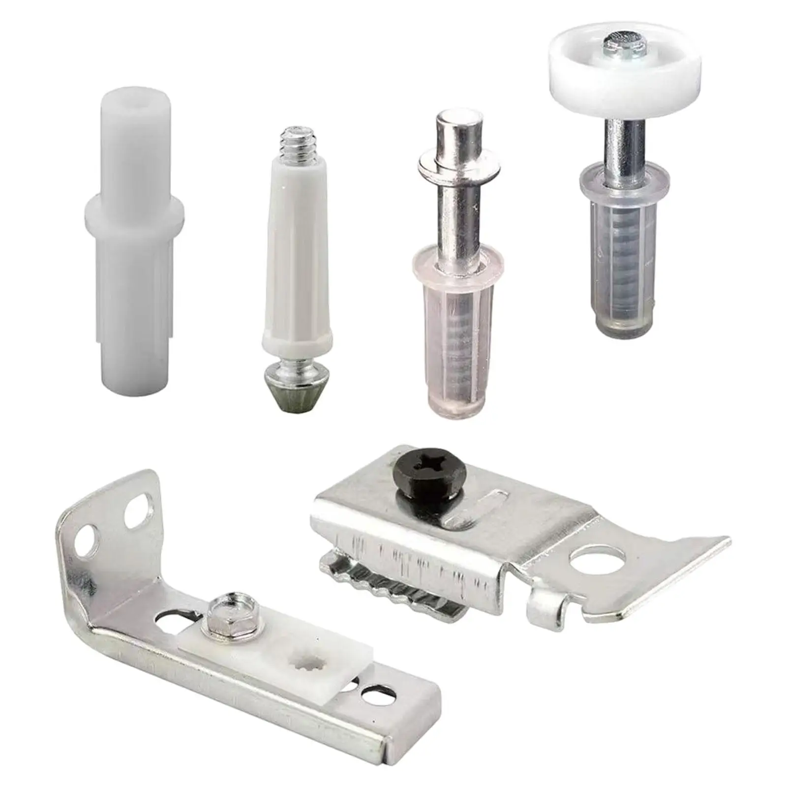 Bifold Door Hardware Set pivots and Guide Wheel Stainless Steel Door Repair Set