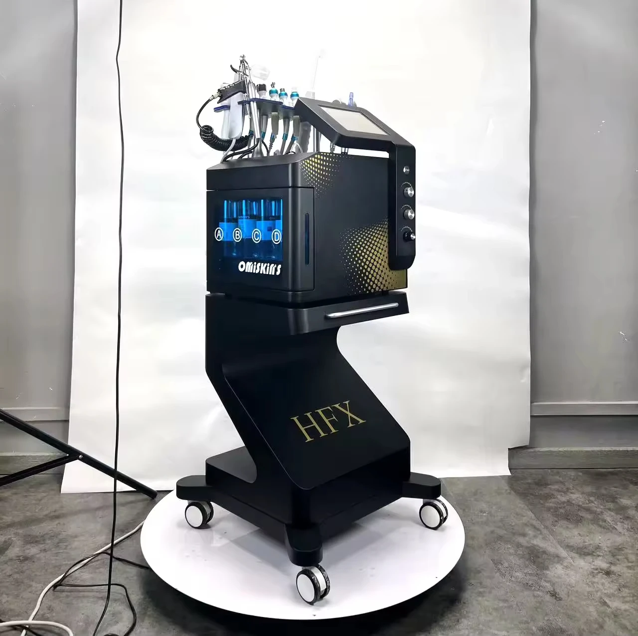 14 in 1 Beauty Oxygen Jet Oxygen Facial Skin Tightening Machine Face Cleaning Beauty Salon Machine