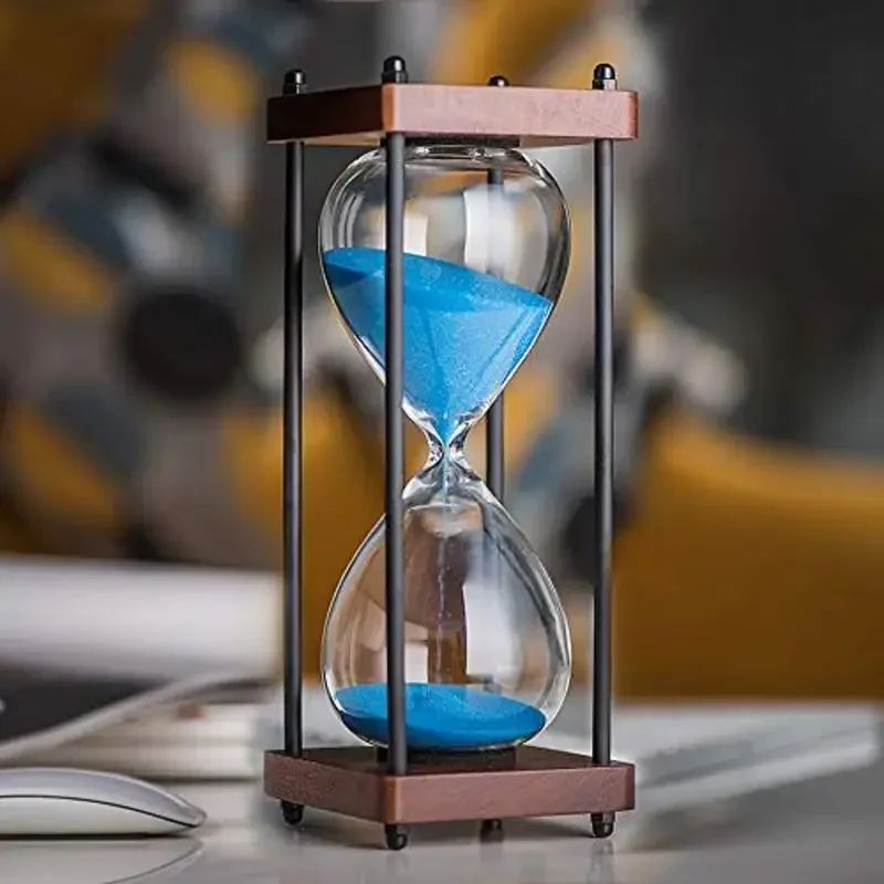 Large Hourglass Timer 60 Minute for Kitchen Home Office Desk sand timer liquid hourglass timer colored hourglass