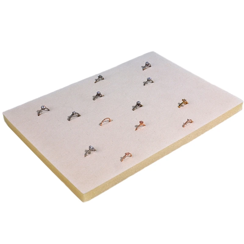 Rings for Jewelry Display and Cases Retail Travel 100 Slot Foam Insert Earring Holder for Drawers Inserts
