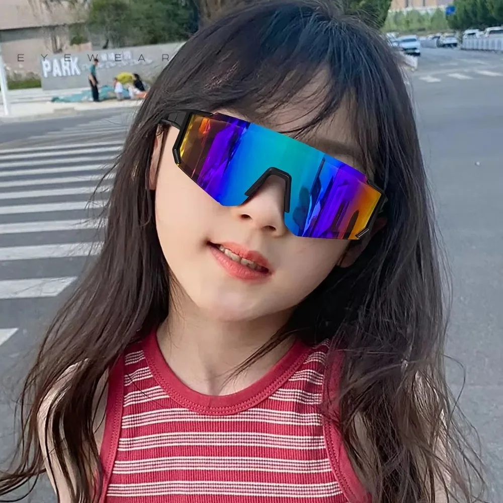 Gafas Ciclismo Niño Gafas De Ciclismo Para Niños 5-16 Años - Lentes Polarizadas UV400 | Montura TR90 Ligera Y Ajustable Gafas De Sol Deportivas